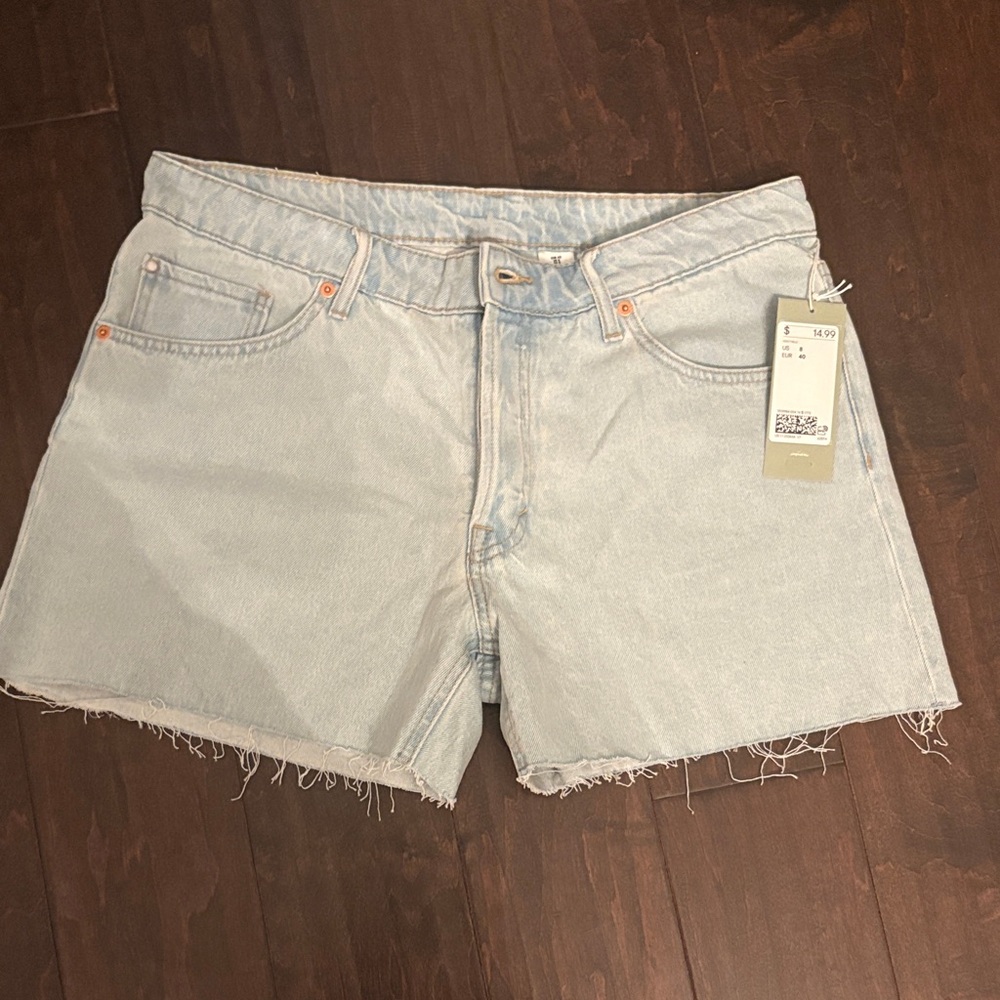 H&M Light Blue Jean Shorts